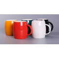 Tazas de la taza de cerámica coloridas respetuosas del medio ambiente con el logotipo del cliente